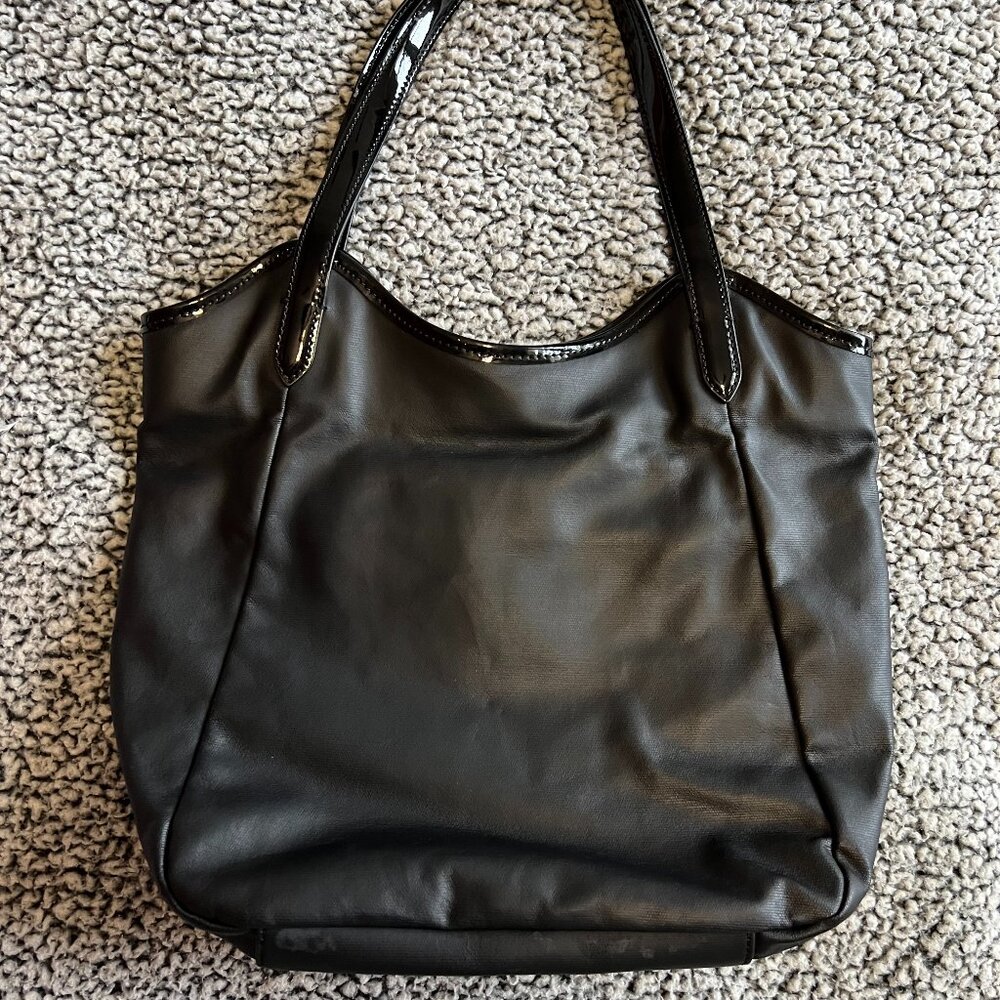 Tory Burch Solid Black Shoulder Bag - image 6